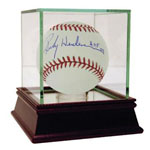 Rickey Henderson Autographed MLB Baseball w/ "HOF 2009" Insc. (MLB Auth)